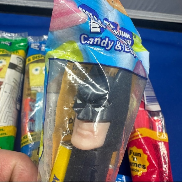 Lot of 5 Movie/TV Character Pez Dispensers - SpongeBob Spider Man Hulk Batman - Picture 4 of 6